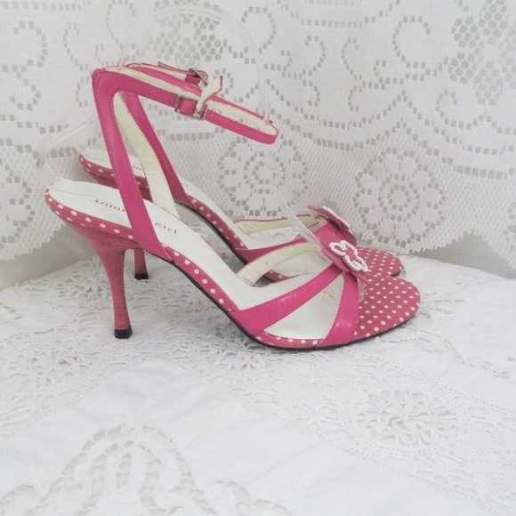 Tommy Girl Pink and White Heels - Picture 3 of 8